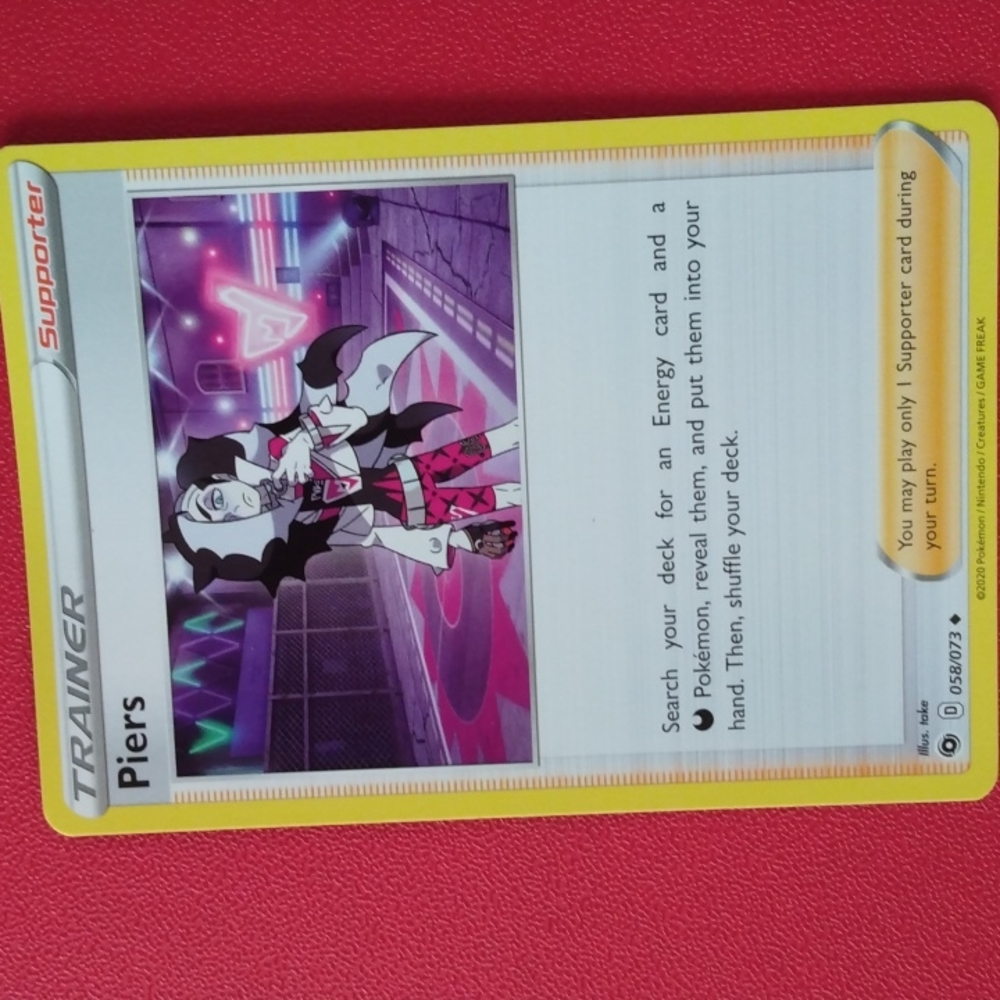 A Piers Trainer Card